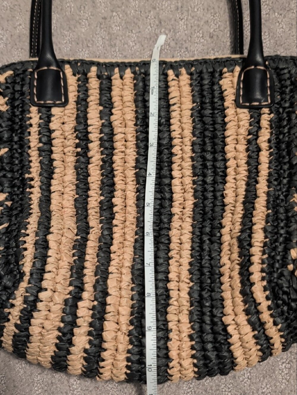Madewell Hande Woven Straw Tote Bag - Picture 7 of 10